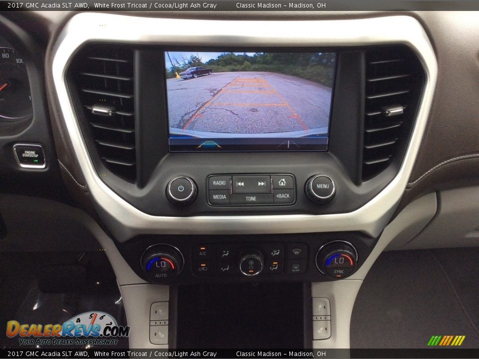 2017 GMC Acadia SLT AWD White Frost Tricoat / Cocoa/Light Ash Gray Photo #21