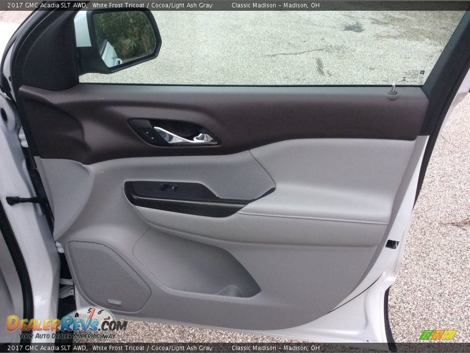 2017 GMC Acadia SLT AWD White Frost Tricoat / Cocoa/Light Ash Gray Photo #22