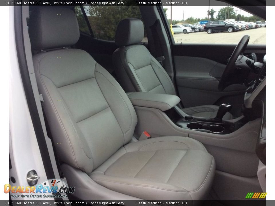 2017 GMC Acadia SLT AWD White Frost Tricoat / Cocoa/Light Ash Gray Photo #23