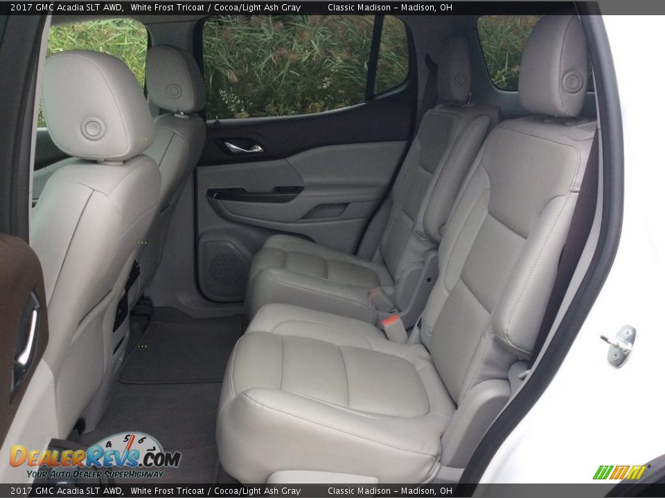 2017 GMC Acadia SLT AWD White Frost Tricoat / Cocoa/Light Ash Gray Photo #25