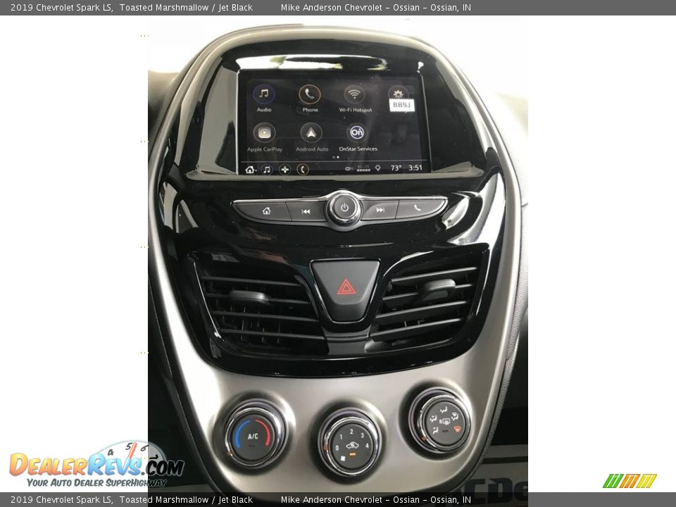 2019 Chevrolet Spark LS Toasted Marshmallow / Jet Black Photo #8