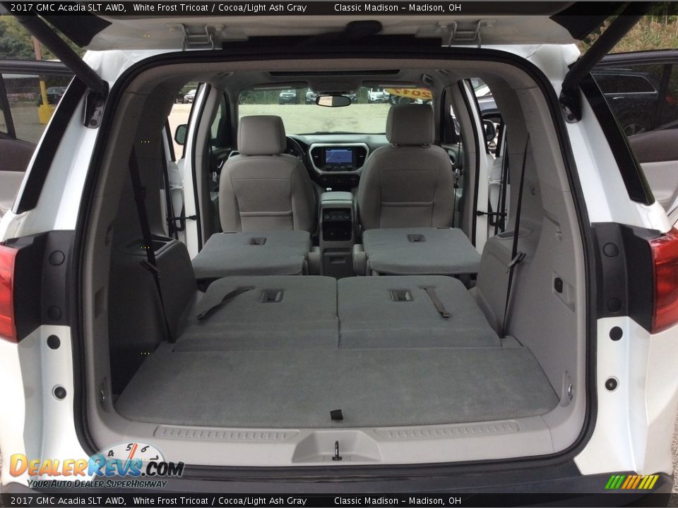 2017 GMC Acadia SLT AWD White Frost Tricoat / Cocoa/Light Ash Gray Photo #32
