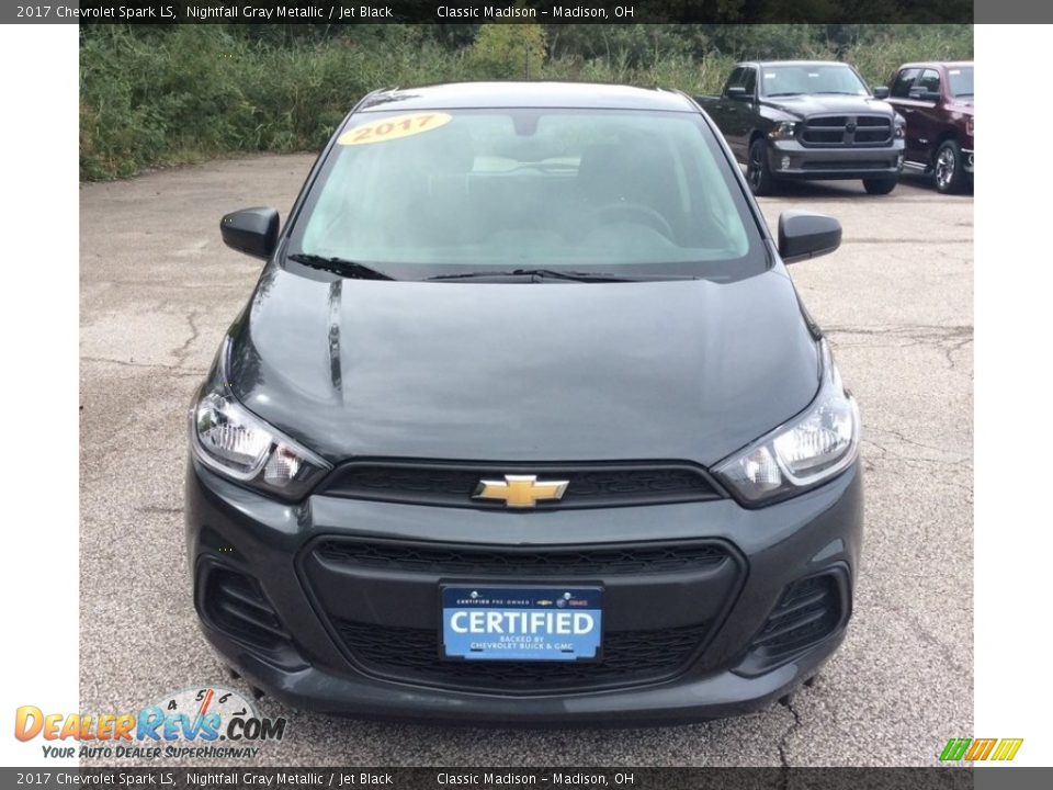 2017 Chevrolet Spark LS Nightfall Gray Metallic / Jet Black Photo #2