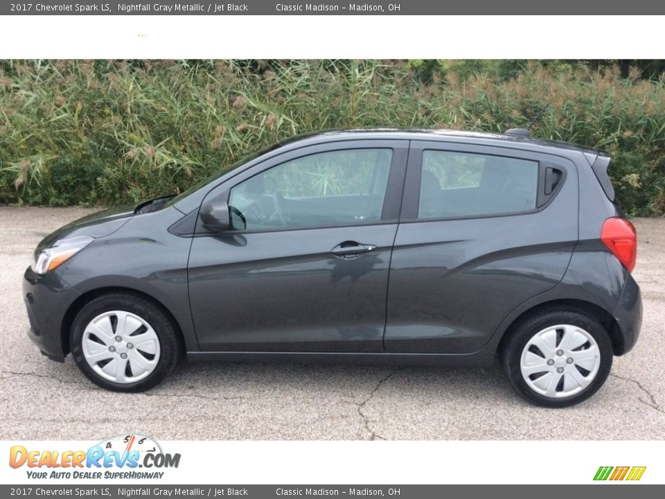 2017 Chevrolet Spark LS Nightfall Gray Metallic / Jet Black Photo #3
