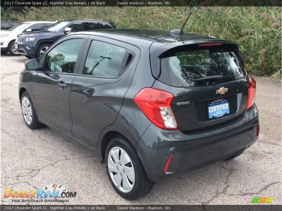 2017 Chevrolet Spark LS Nightfall Gray Metallic / Jet Black Photo #4