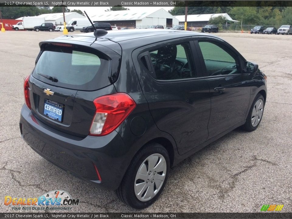 2017 Chevrolet Spark LS Nightfall Gray Metallic / Jet Black Photo #6
