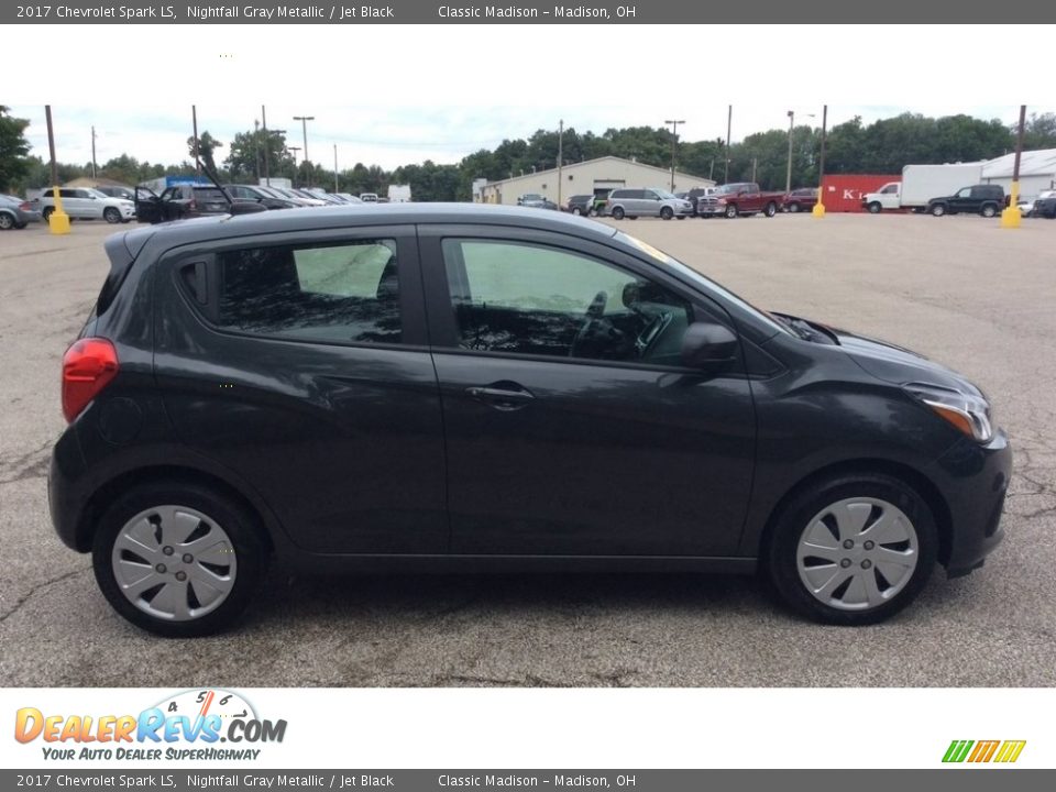 2017 Chevrolet Spark LS Nightfall Gray Metallic / Jet Black Photo #7