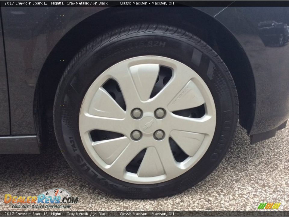 2017 Chevrolet Spark LS Nightfall Gray Metallic / Jet Black Photo #9