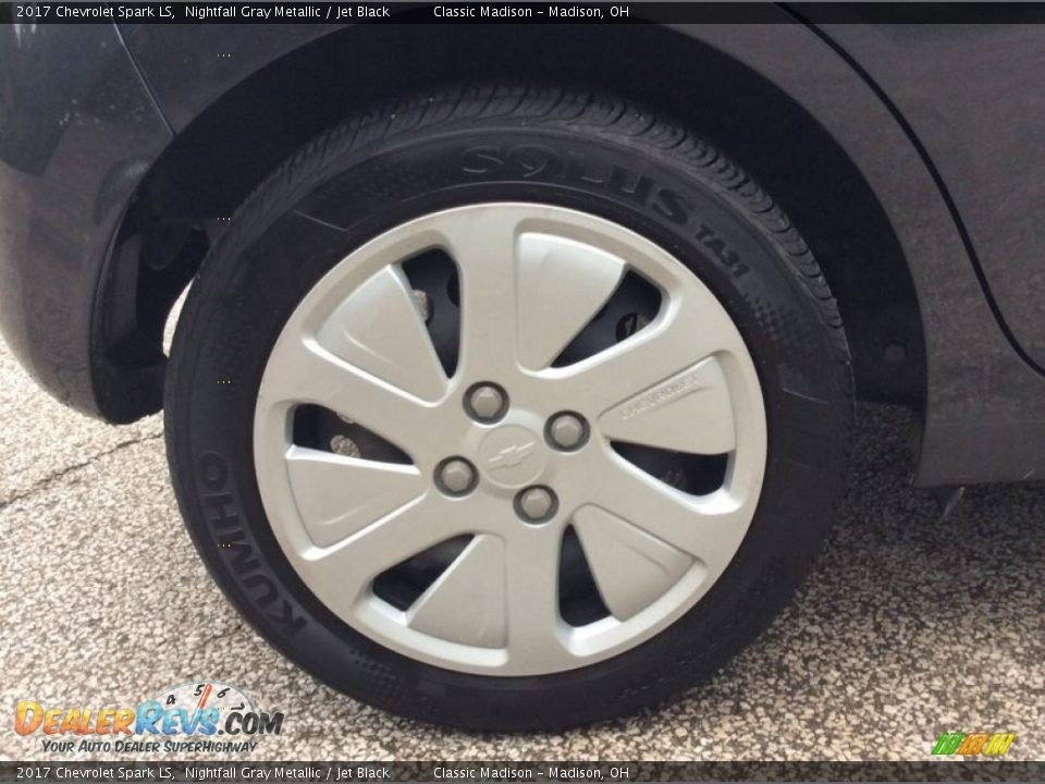 2017 Chevrolet Spark LS Nightfall Gray Metallic / Jet Black Photo #10