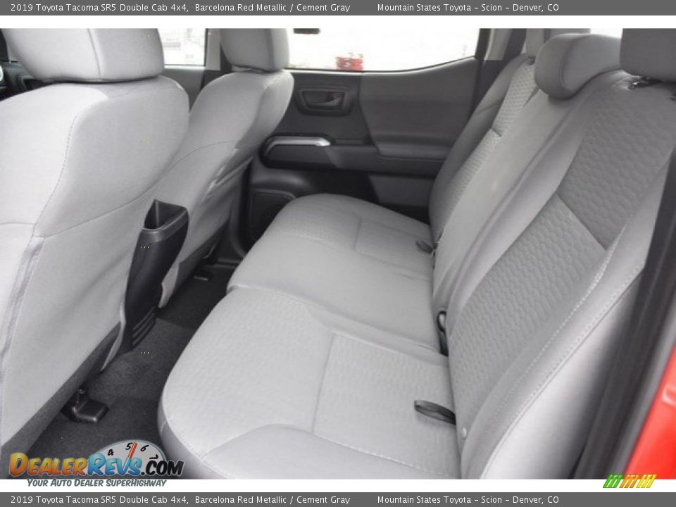 Rear Seat of 2019 Toyota Tacoma SR5 Double Cab 4x4 Photo #15