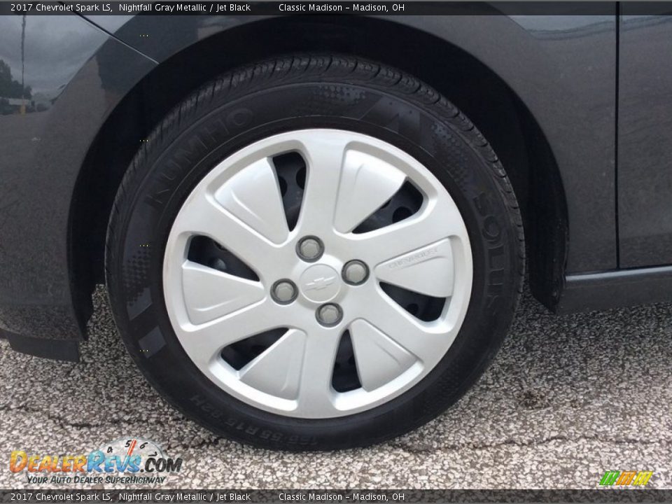 2017 Chevrolet Spark LS Nightfall Gray Metallic / Jet Black Photo #11