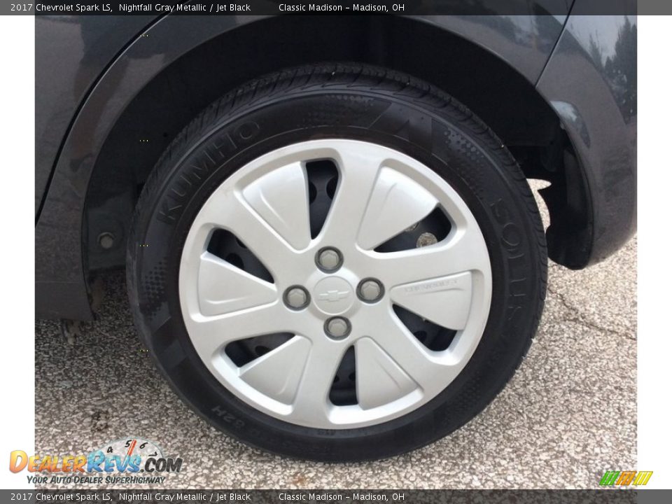2017 Chevrolet Spark LS Nightfall Gray Metallic / Jet Black Photo #12