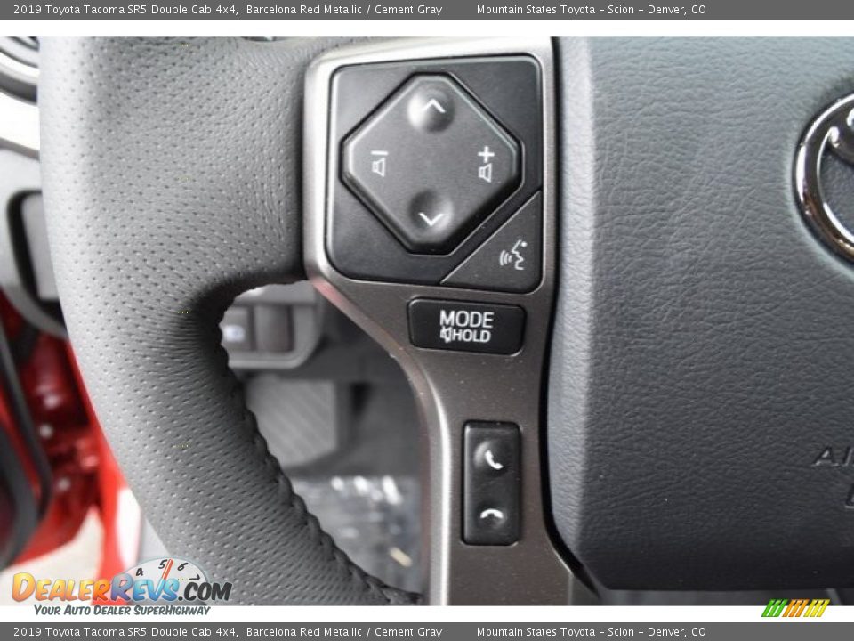 2019 Toyota Tacoma SR5 Double Cab 4x4 Steering Wheel Photo #26