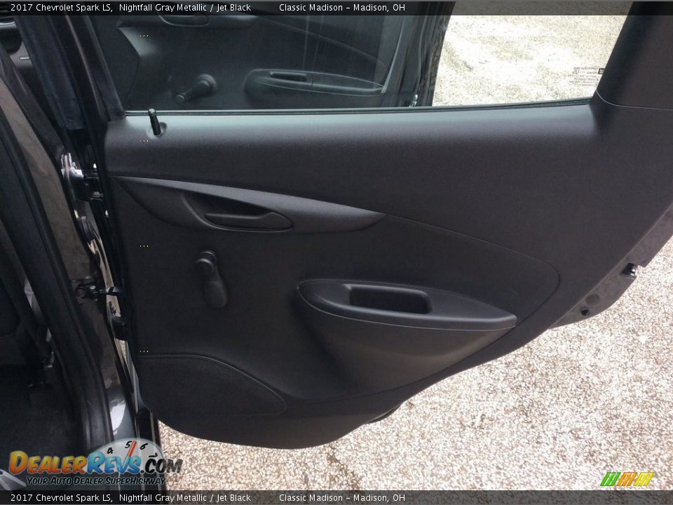 2017 Chevrolet Spark LS Nightfall Gray Metallic / Jet Black Photo #24