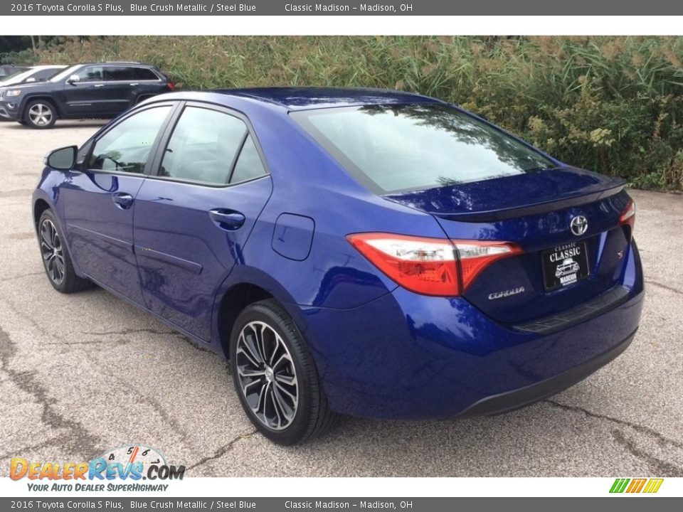 2016 Toyota Corolla S Plus Blue Crush Metallic / Steel Blue Photo #4