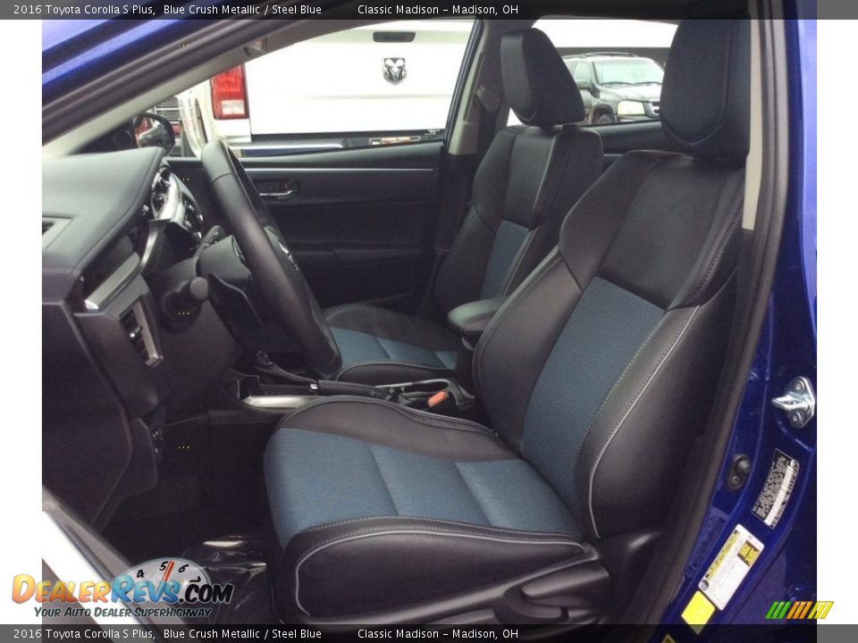 2016 Toyota Corolla S Plus Blue Crush Metallic / Steel Blue Photo #15