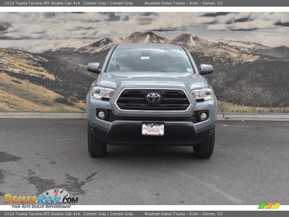 2019 Toyota Tacoma SR5 Double Cab 4x4 Cement Gray / Cement Gray Photo #2