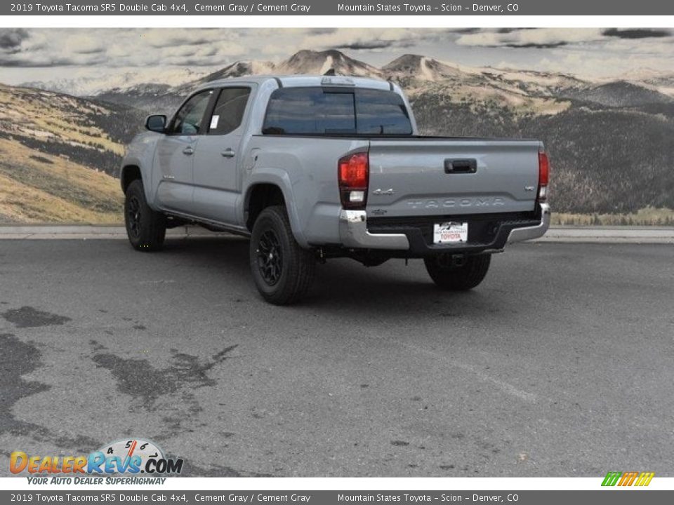 2019 Toyota Tacoma SR5 Double Cab 4x4 Cement Gray / Cement Gray Photo #3