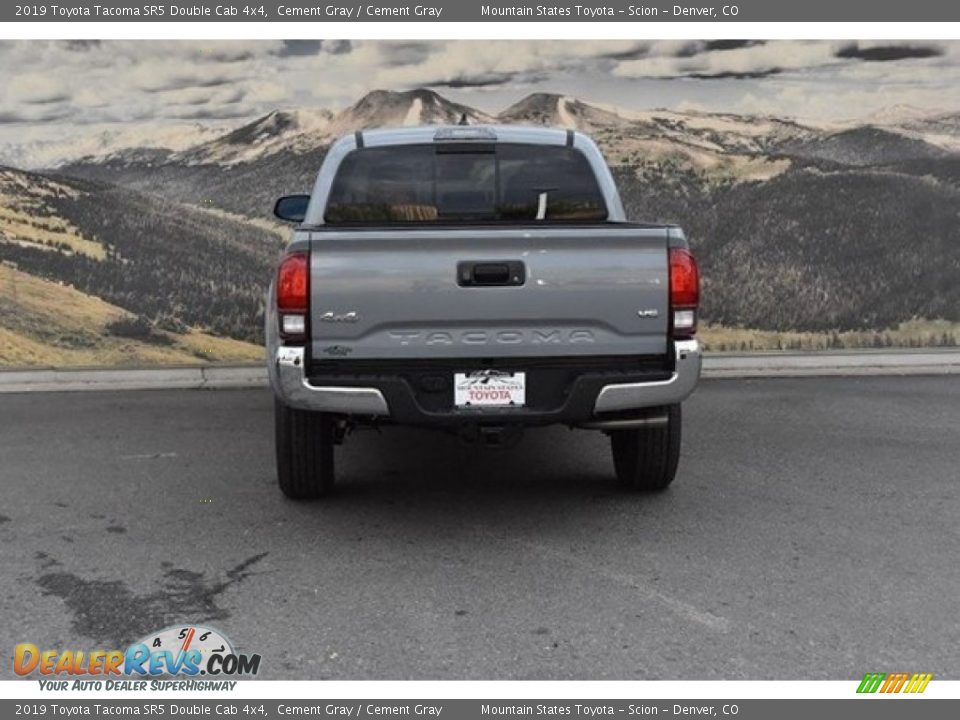 2019 Toyota Tacoma SR5 Double Cab 4x4 Cement Gray / Cement Gray Photo #4