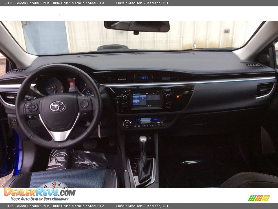 2016 Toyota Corolla S Plus Blue Crush Metallic / Steel Blue Photo #17
