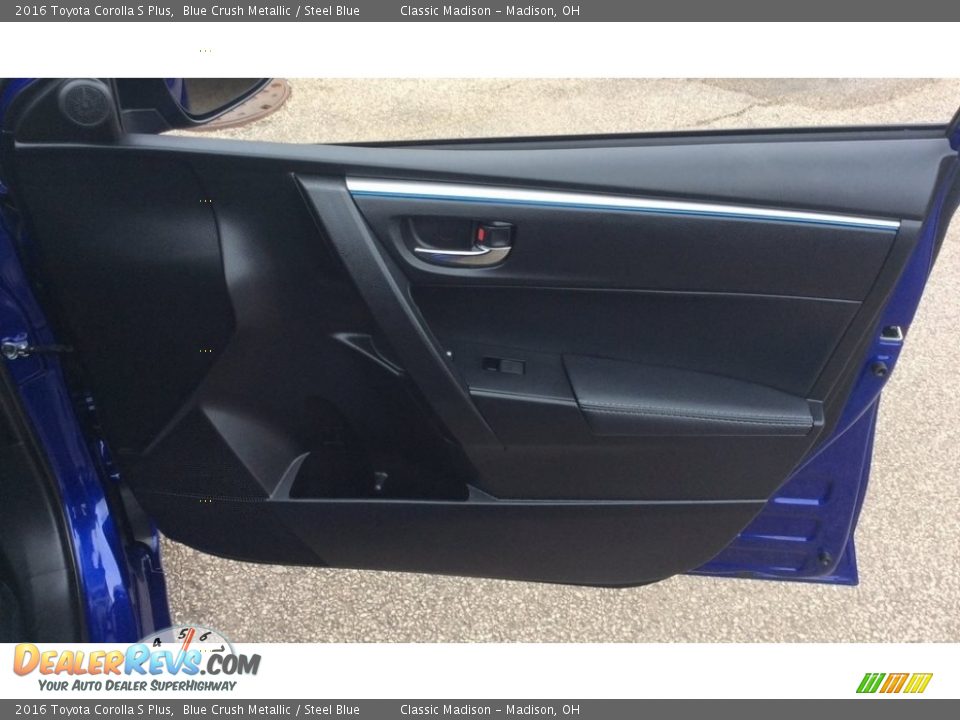 2016 Toyota Corolla S Plus Blue Crush Metallic / Steel Blue Photo #21