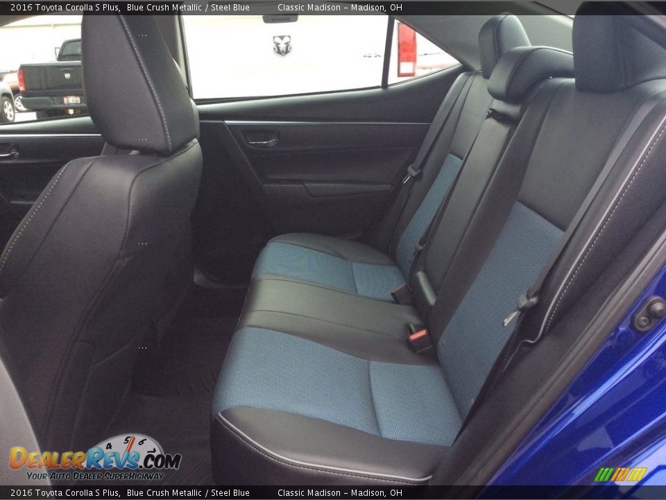 2016 Toyota Corolla S Plus Blue Crush Metallic / Steel Blue Photo #24