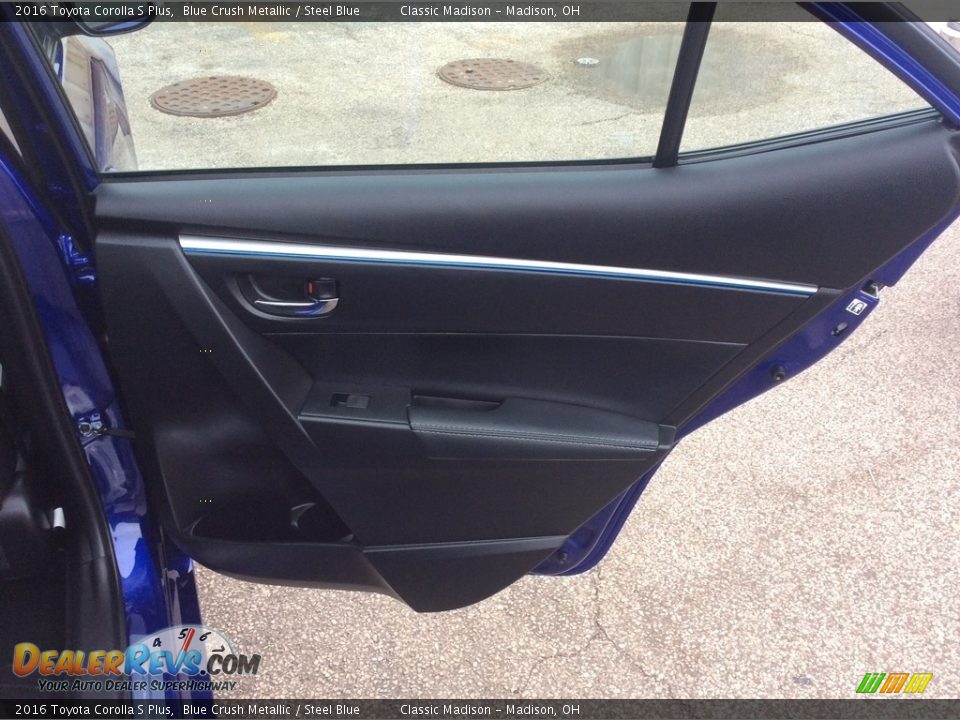 2016 Toyota Corolla S Plus Blue Crush Metallic / Steel Blue Photo #25