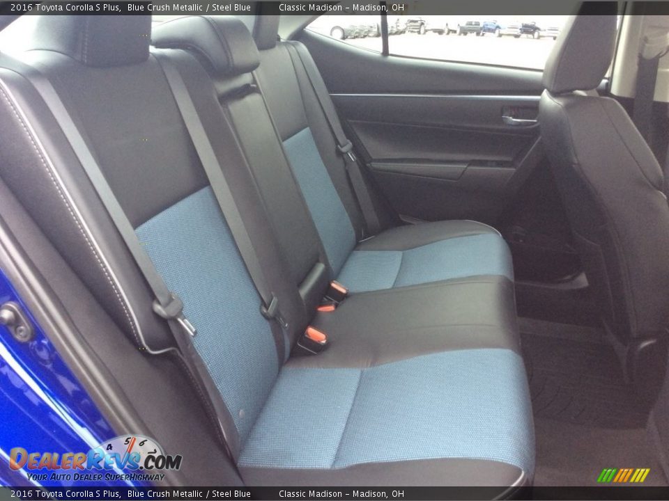 2016 Toyota Corolla S Plus Blue Crush Metallic / Steel Blue Photo #26