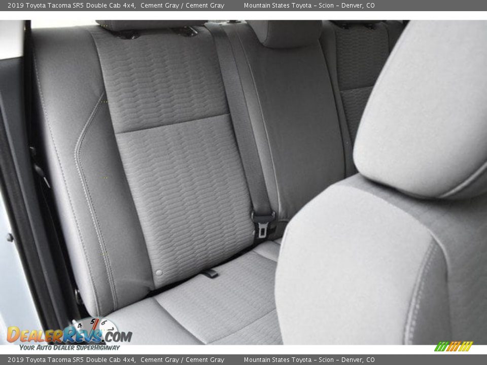 Rear Seat of 2019 Toyota Tacoma SR5 Double Cab 4x4 Photo #19