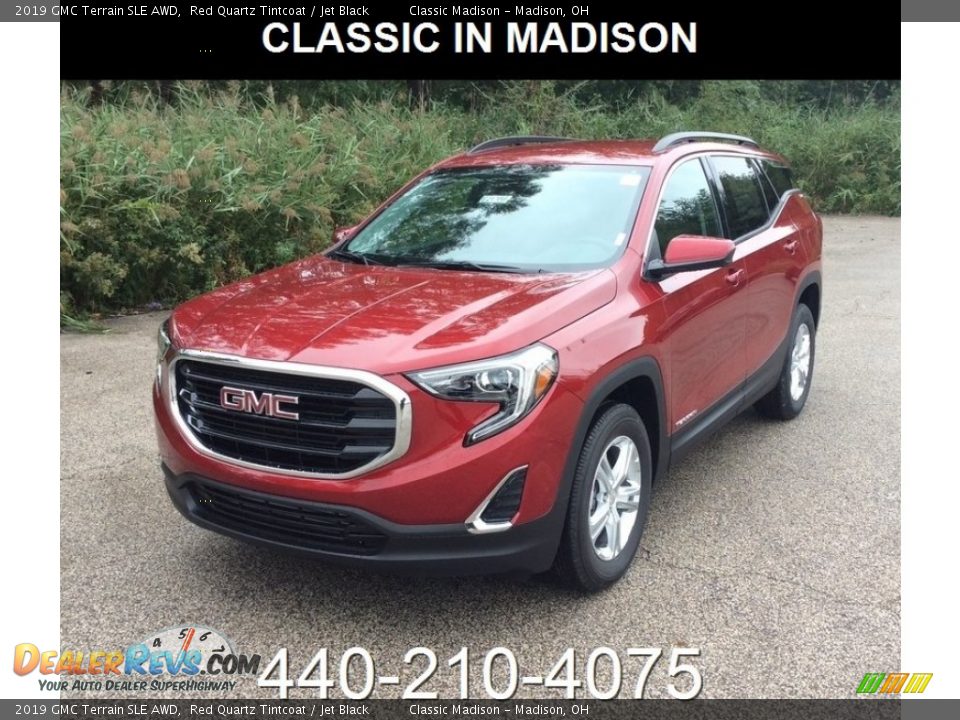 2019 GMC Terrain SLE AWD Red Quartz Tintcoat / Jet Black Photo #1