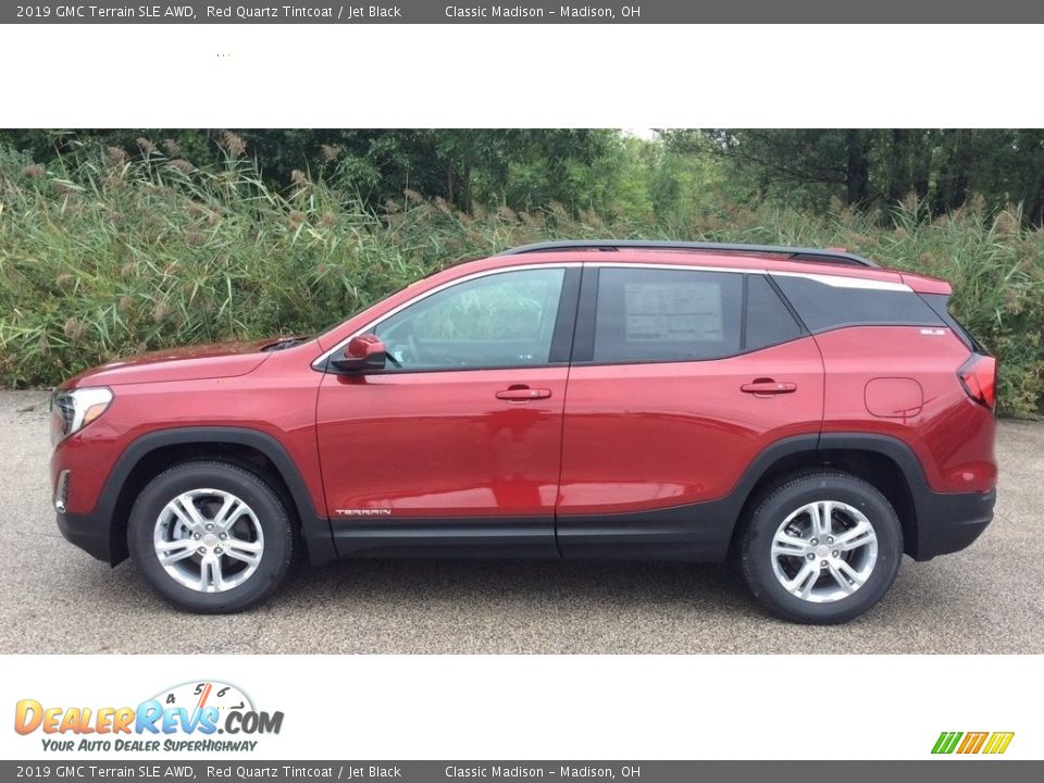 2019 GMC Terrain SLE AWD Red Quartz Tintcoat / Jet Black Photo #3