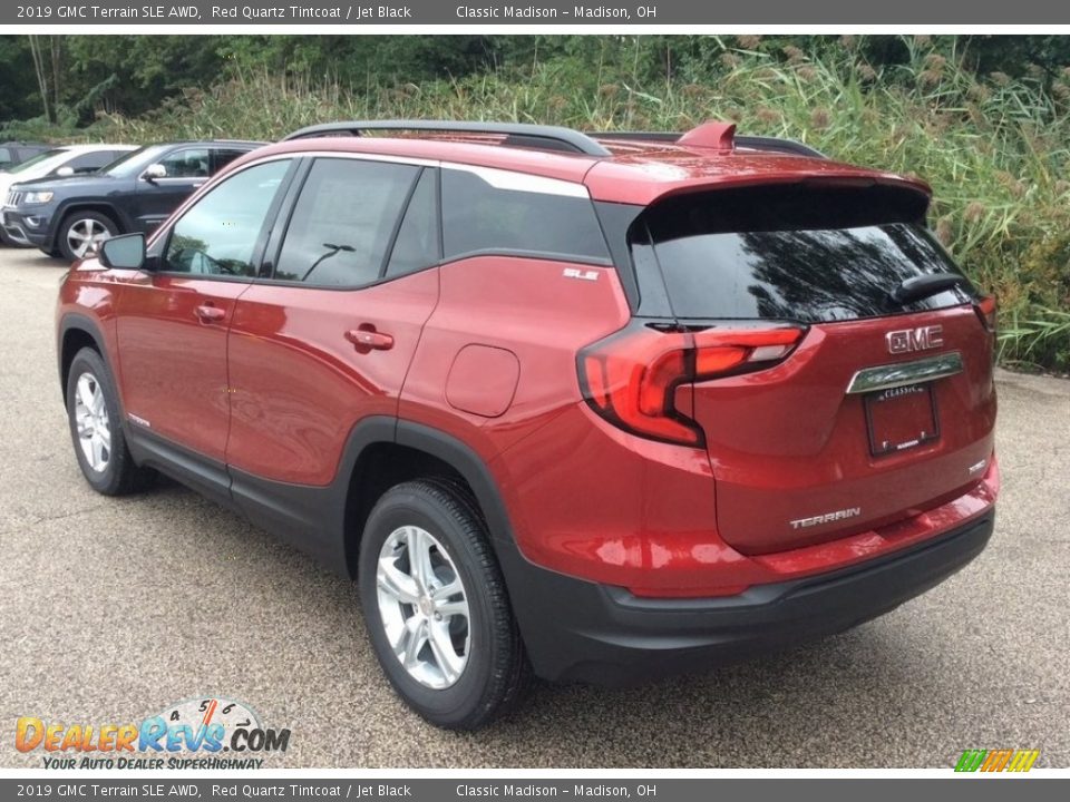 2019 GMC Terrain SLE AWD Red Quartz Tintcoat / Jet Black Photo #4