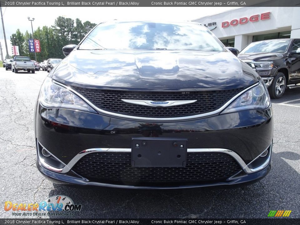 2018 Chrysler Pacifica Touring L Brilliant Black Crystal Pearl / Black/Alloy Photo #2
