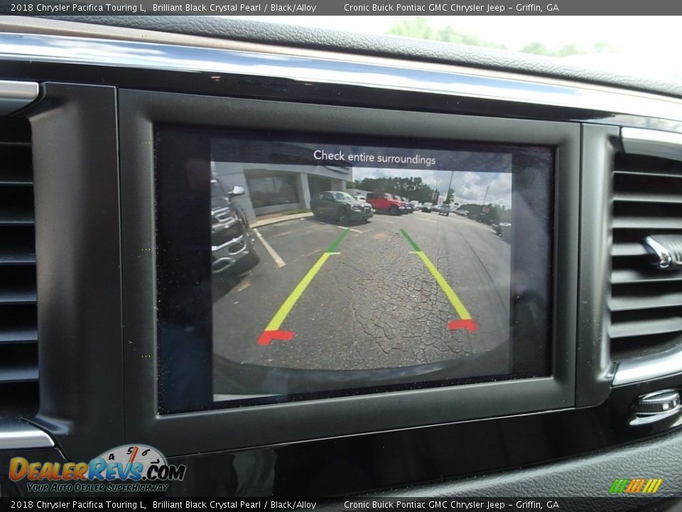2018 Chrysler Pacifica Touring L Brilliant Black Crystal Pearl / Black/Alloy Photo #6