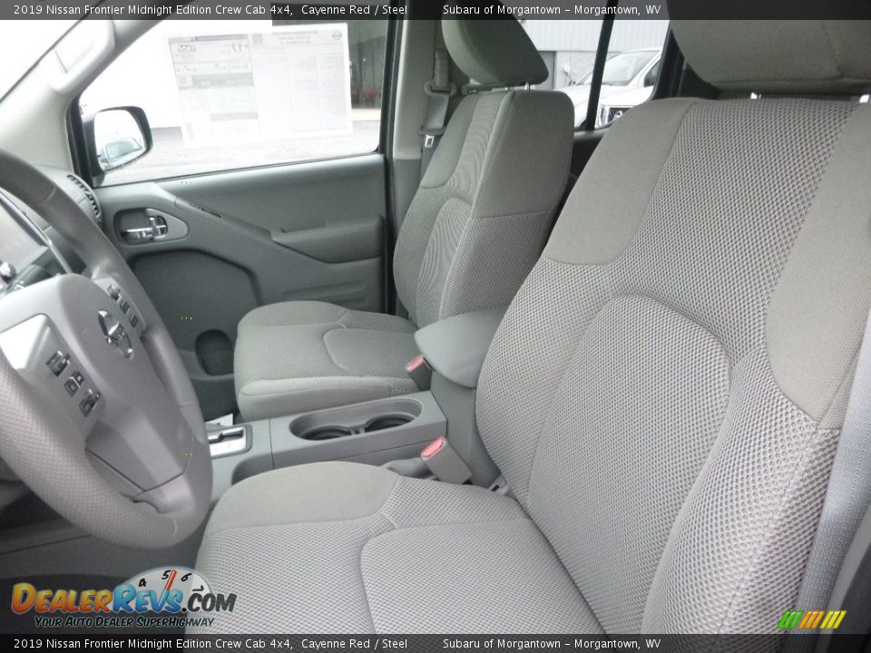 Steel Interior - 2019 Nissan Frontier Midnight Edition Crew Cab 4x4 Photo #15