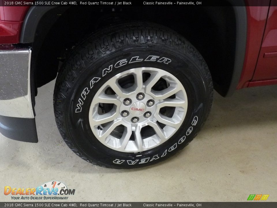 2018 GMC Sierra 1500 SLE Crew Cab 4WD Red Quartz Tintcoat / Jet Black Photo #5