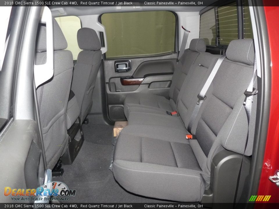 2018 GMC Sierra 1500 SLE Crew Cab 4WD Red Quartz Tintcoat / Jet Black Photo #7