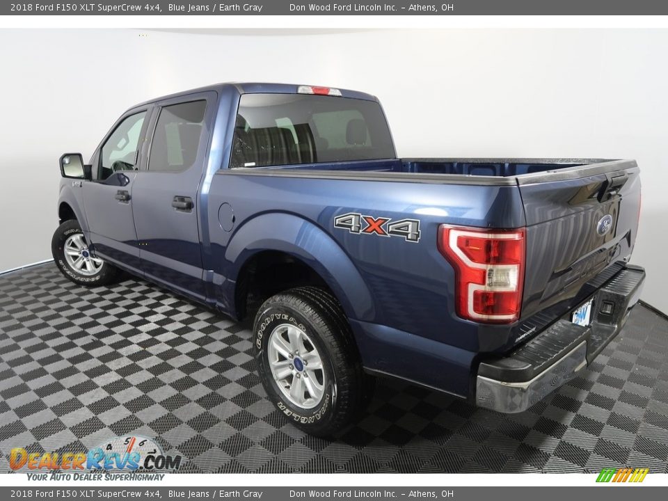2018 Ford F150 XLT SuperCrew 4x4 Blue Jeans / Earth Gray Photo #10