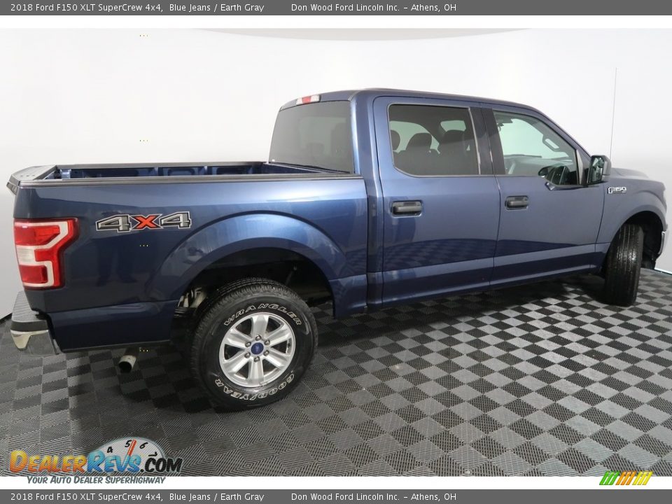 2018 Ford F150 XLT SuperCrew 4x4 Blue Jeans / Earth Gray Photo #13