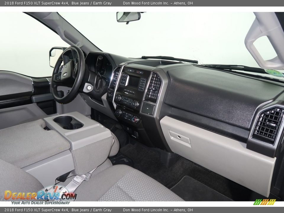 2018 Ford F150 XLT SuperCrew 4x4 Blue Jeans / Earth Gray Photo #14
