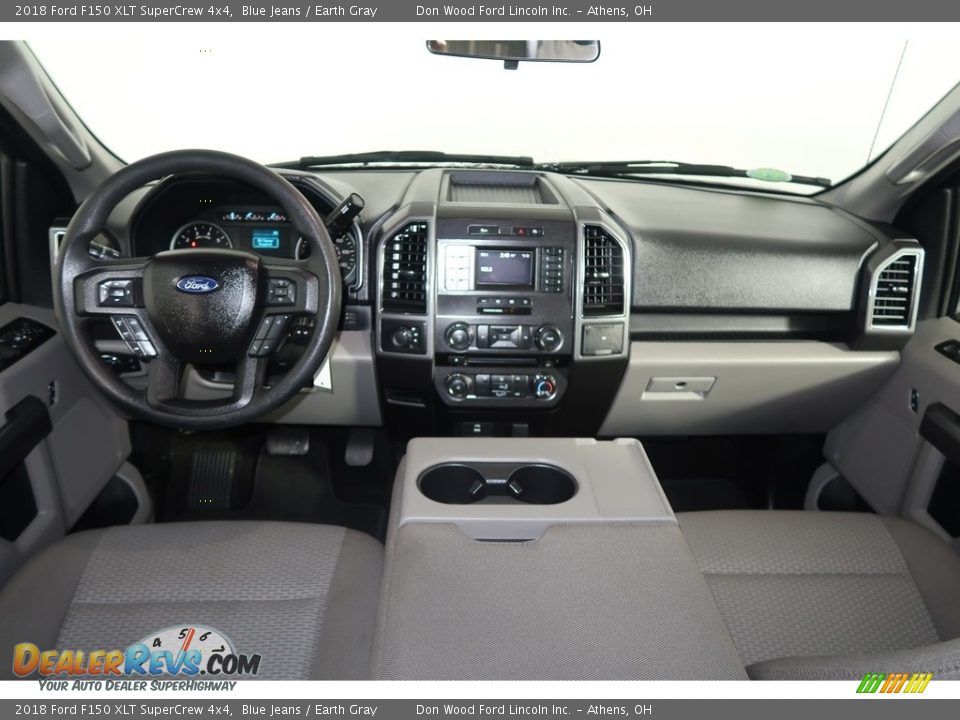 2018 Ford F150 XLT SuperCrew 4x4 Blue Jeans / Earth Gray Photo #15