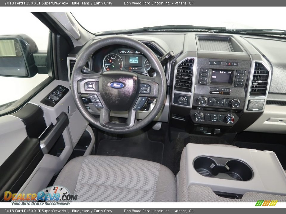 2018 Ford F150 XLT SuperCrew 4x4 Blue Jeans / Earth Gray Photo #16