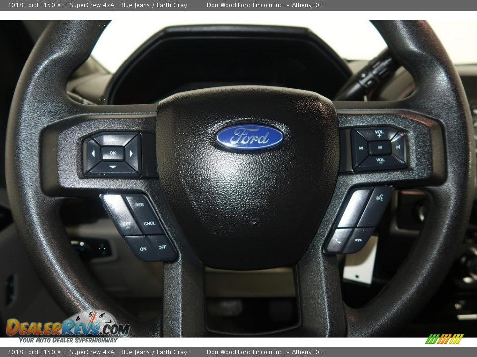 2018 Ford F150 XLT SuperCrew 4x4 Blue Jeans / Earth Gray Photo #17