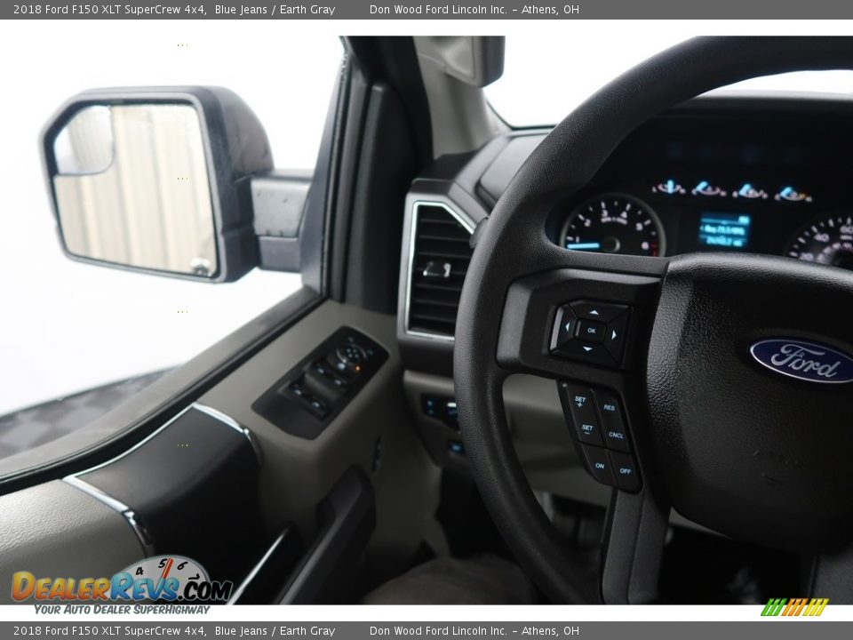 2018 Ford F150 XLT SuperCrew 4x4 Blue Jeans / Earth Gray Photo #18