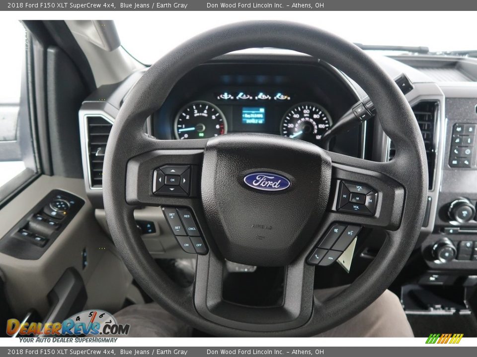 2018 Ford F150 XLT SuperCrew 4x4 Blue Jeans / Earth Gray Photo #19