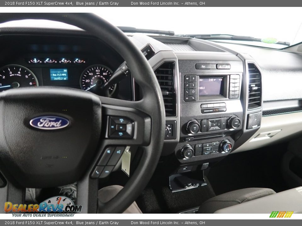 2018 Ford F150 XLT SuperCrew 4x4 Blue Jeans / Earth Gray Photo #20