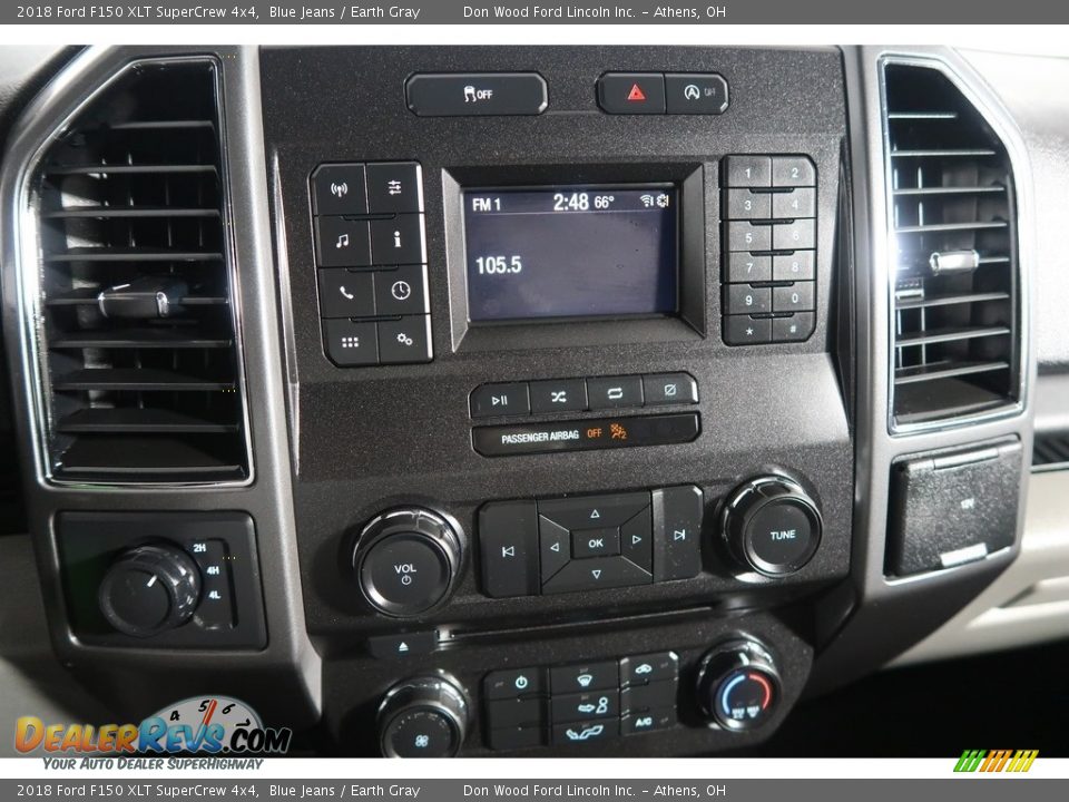 2018 Ford F150 XLT SuperCrew 4x4 Blue Jeans / Earth Gray Photo #23