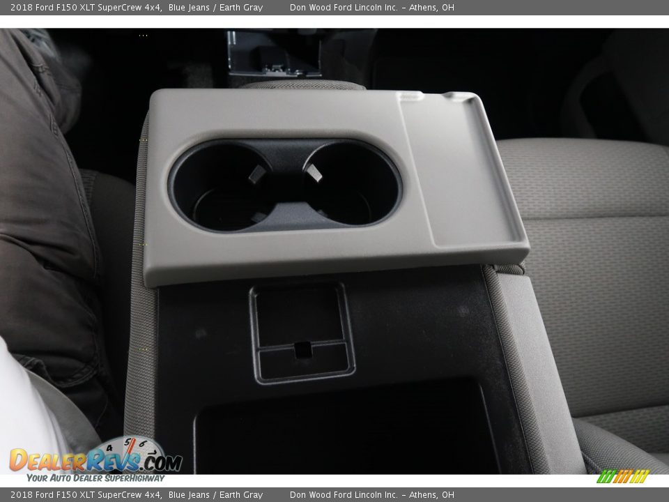 2018 Ford F150 XLT SuperCrew 4x4 Blue Jeans / Earth Gray Photo #25