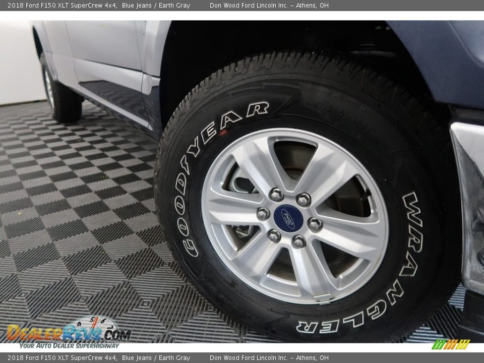 2018 Ford F150 XLT SuperCrew 4x4 Blue Jeans / Earth Gray Photo #27