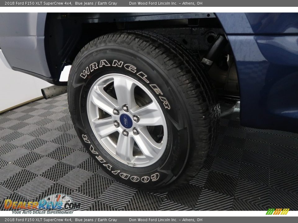2018 Ford F150 XLT SuperCrew 4x4 Blue Jeans / Earth Gray Photo #28
